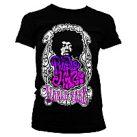 Jimi Hendrix koszulka, Purple Haze World Tour Black, damskie