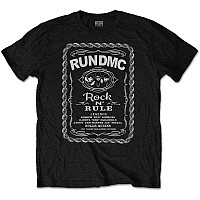 Run DMC koszulka, Rock N´ Rule Whiskey Label, męskie