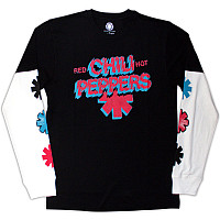 Red Hot Chili Peppers koszulka długi rękaw, Shock Logo Black & White, męskie