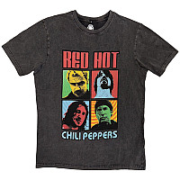 Red Hot Chili Peppers koszulka, Portrait Photos Wash Charcoal Grey, męskie