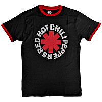 Red Hot Chili Peppers koszulka, Classic Asterisk Ringer ECO Black, męskie