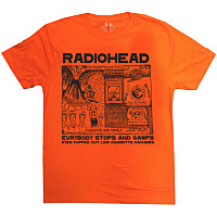 Radiohead koszulka, Gawps Organic Orange, męskie
