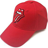 Rolling Stones czapka z daszkiem, Classic Tongue Red