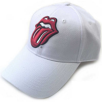 Rolling Stones czapka z daszkiem, Classic Tongue White