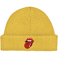 Rolling Stones zimowa czapka zimowa, 72 Tongue Roll Up Mustard Yellow