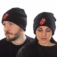 Rolling Stones zimowa czapka zimowa, Fang Tongue Black