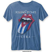 Rolling Stones koszulka, Havana Cuba Burnout Mid Blue, męskie