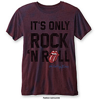 Rolling Stones koszulka, IORNR Burnout Navy Red, męskie