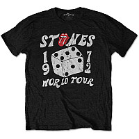 Rolling Stones koszulka, Dice Tour '72 Eco-Tee Black, męskie