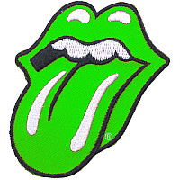 Rolling Stones naszywka, Classic Tongue Green 58x84 mm