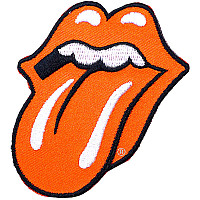 Rolling Stones naszywka, Classic Tongue Orange 58x84 mm