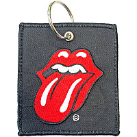 Rolling Stones polyester & metal brelok 80 x 90 mm, Classic Tongue