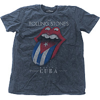 Rolling Stones koszulka, Havana Cuba Snow Wash Denim, męskie
