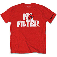 Rolling Stones koszulka, No Filter Header Logo Red, męskie