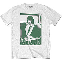 Rolling Stones koszulka, Mick Photo Version 1 White, męskie