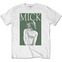 Rolling Stones koszulka, Mick Photo Version 2 White, męskie