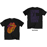 Rolling Stones koszulka, Ghost Town Distressed Backprint Black, męskie