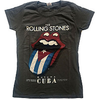 Rolling Stones koszulka, Havana Cuba Girly Grey, damskie