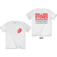 Rolling Stones koszulka, Goat Head Soup Tracklist BP White, męskie