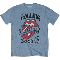 Rolling Stones koszulka, Europe '82 Tour Blue, męskie