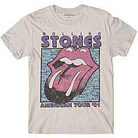 Rolling Stones koszulka, American Tour Map Beige, męskie