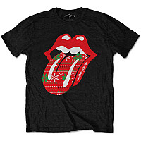 Rolling Stones koszulka, Christmas Tongue Black, męskie