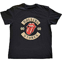 Rolling Stones koszulka, Sixty Biker Tongue Black, męskie