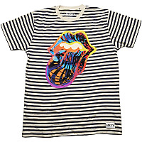 Rolling Stones koszulka, Cyberdelic Striped Black & Natural, męskie