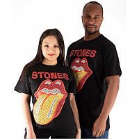 Rolling Stones koszulka, Dia Tongue Diamante Black, męskie