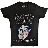 Rolling Stones koszulka, Hackney Diamonds Faded Logo Black, męskie