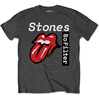 Rolling Stones koszulka, No Filter Text Charc, męskie