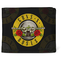 Guns N Roses portfel PU 11 x 10 x 1 cm, Logo Black
