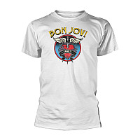 Bon Jovi koszulka, Heart ´83 White, męskie