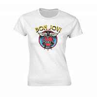Bon Jovi koszulka, Heart ´83 Girly White, damskie