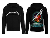Metallica bluza, Hardwired Album Cover Black Zip, męska
