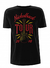 Nickelback koszulka, Guitar Tour 2016 Black, męskie