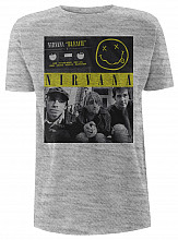Nirvana koszulka, Bleach Tape Photo, męskie