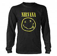 Nirvana koszulka długi rękaw, Smiley, męskie
