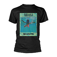 Nirvana koszulka, Ripple Overlay BP Black, męskie