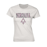 Nirvana koszulka, Femme White, damskie