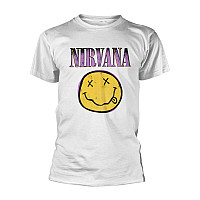 Nirvana koszulka, Xerox Smiley White, męskie