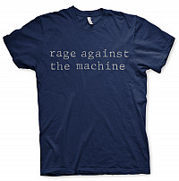 Rage Against The Machine koszulka, Original Logo Navy, męskie