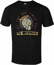 The Offspring koszulka, Skeleton Angel BP Black, męskie
