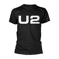 U2 koszulka, White Logo, męskie