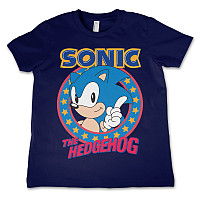 Sonic The Hedgehog koszulka, Sonic The Hedgehog Navy, dziecięcy