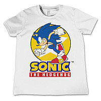 Sonic The Hedgehog koszulka, Fast Sonic The Hedgehog White, dziecięcy