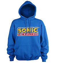 Sonic The Hedgehog bluza, Cracked Logo Hoodie Blue, męska