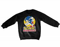 Sonic The Hedgehog bluza, Fast Sonic The Hedgehog Black, dziecięca