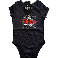 Slipknot niemowlęcy body koszulka, Star Logo Black, dziecięcy