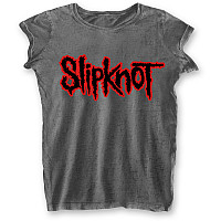 Slipknot koszulka, Logo Burnout Grey, damskie
